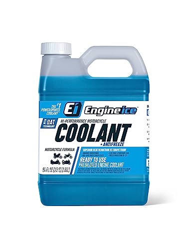 Blue Motorcycle Coolant and Antifreeze N323321