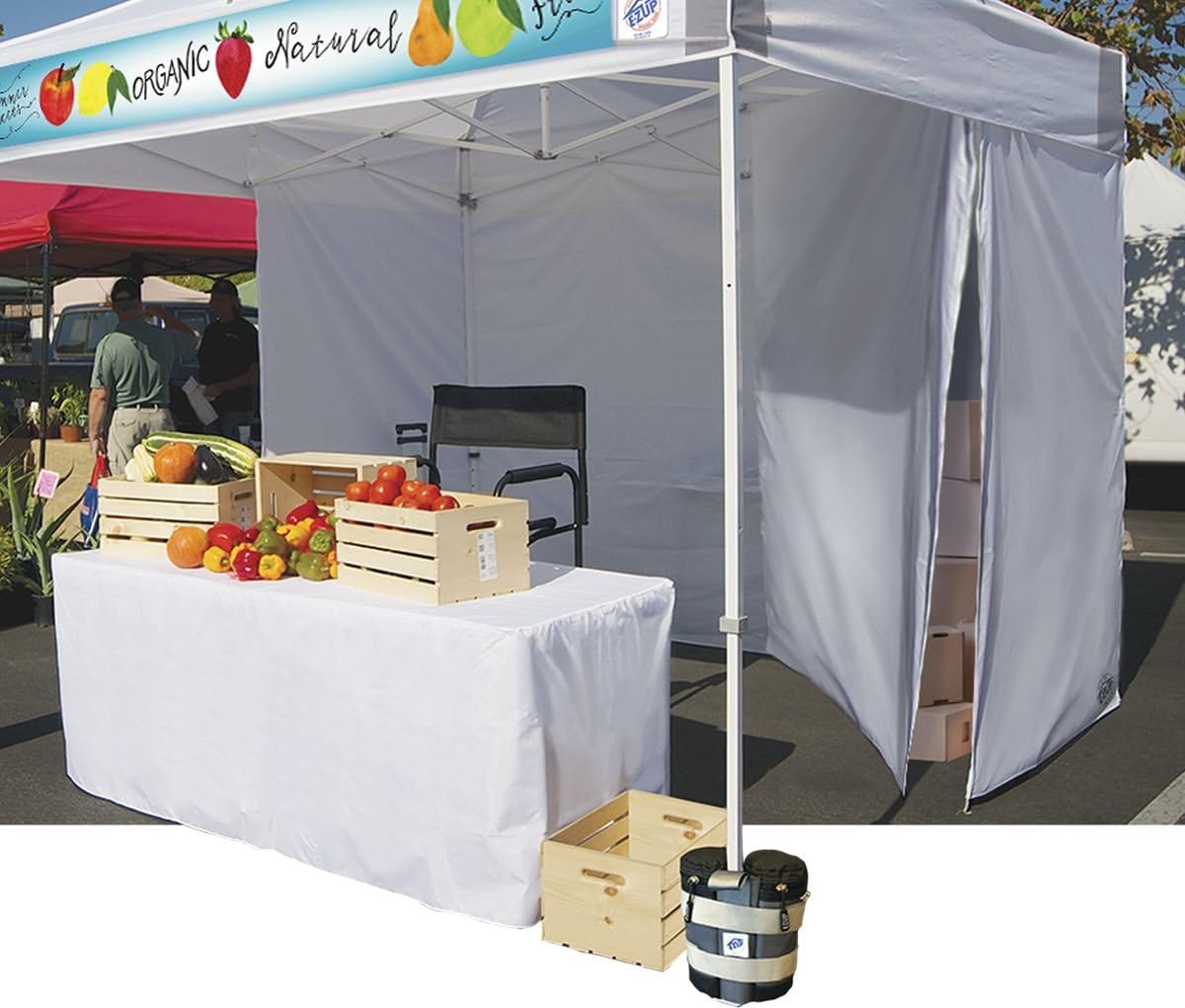 White Canopy Wall Divider U863