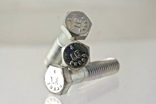 1/4-28 x 3 3/4 Grade 5 Hex Cap Screw Zinc Plated (50) U628