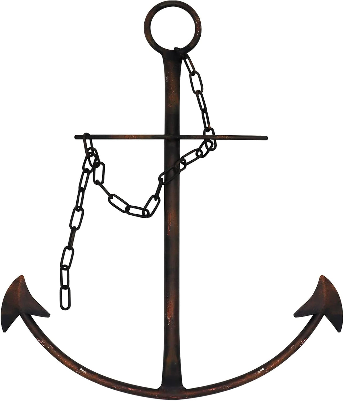 Antique Metal Anchor Wall Decor with Chain, Pack of 2 Y30980