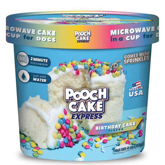 Microwave Birthday Cake with Sprinkles in a Cup for Dogs C45989