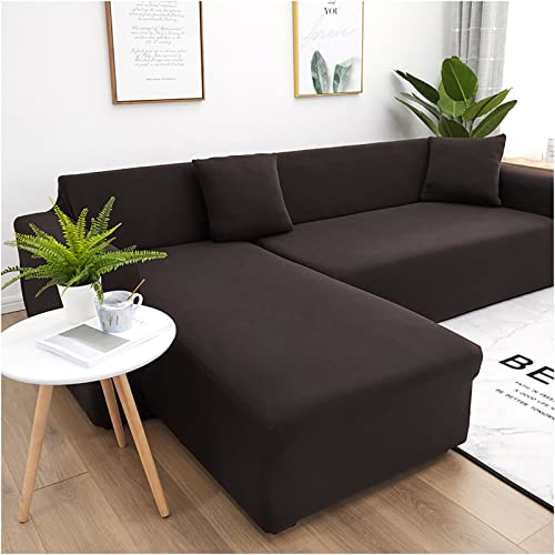 2Pcs L Shape Sectional Couch Covers X766