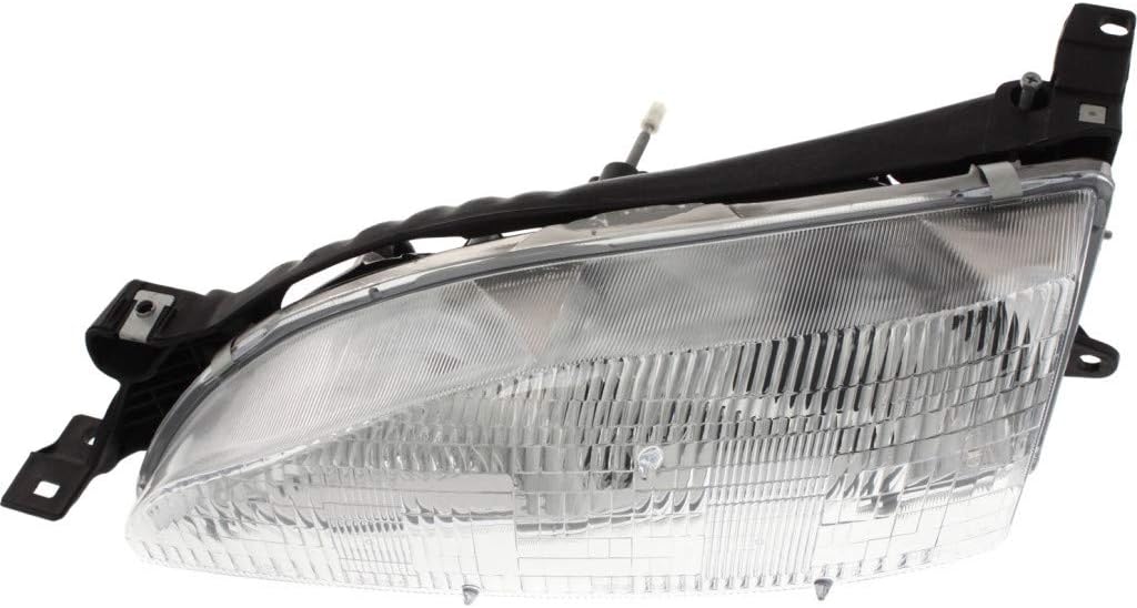 Driver Side Halogen Headlight for Toyota Camry 1995 1996 Pack of 2 S25932