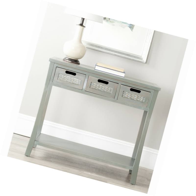 French Grey 3 Drawer Console W71467