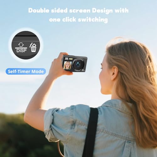 5K Dual Screen Digital Camera with Fill Light J129