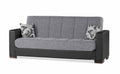 Gray & Black Sofa Bed X343948