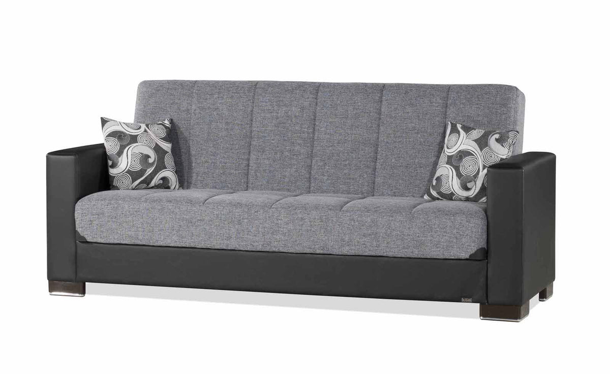 Gray & Black Sofa Bed X343948