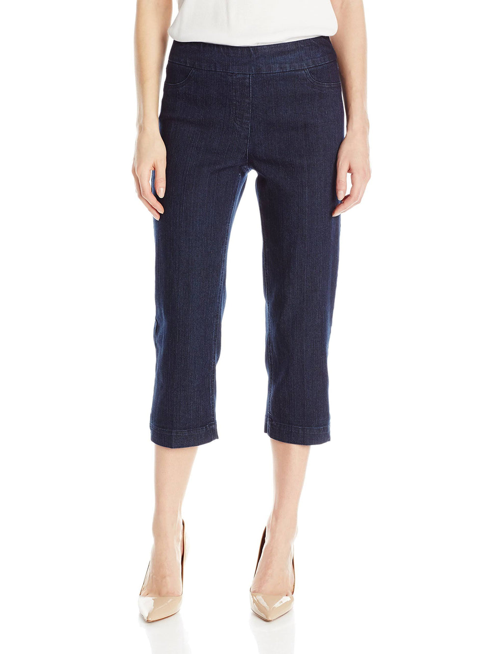 Denim Pull-On Capri Pants N3090