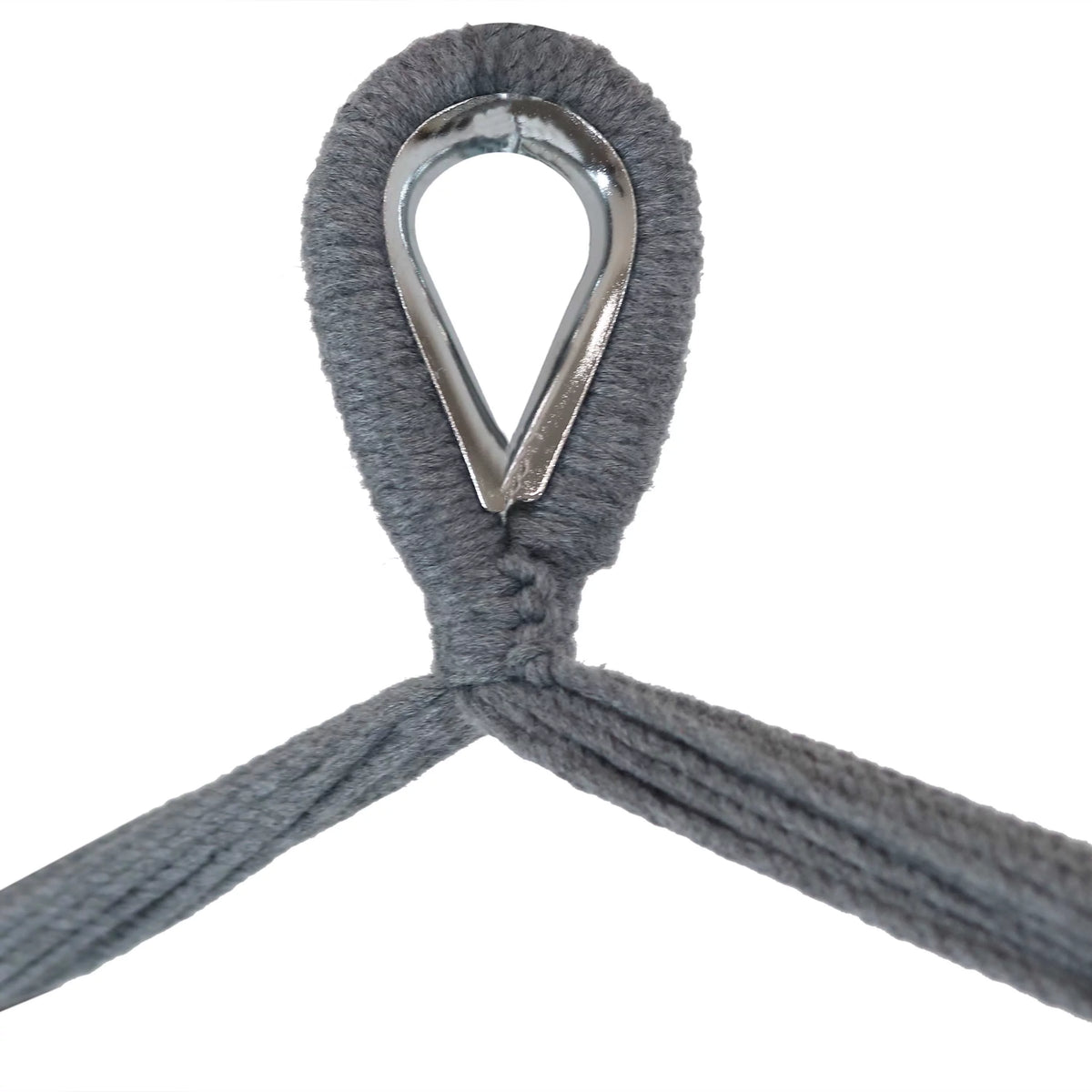 Rope Hanging Hammock Chair Swing - Gray J867