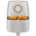 2 Qt White Air Fryer with Timer and Temperature Control L8858