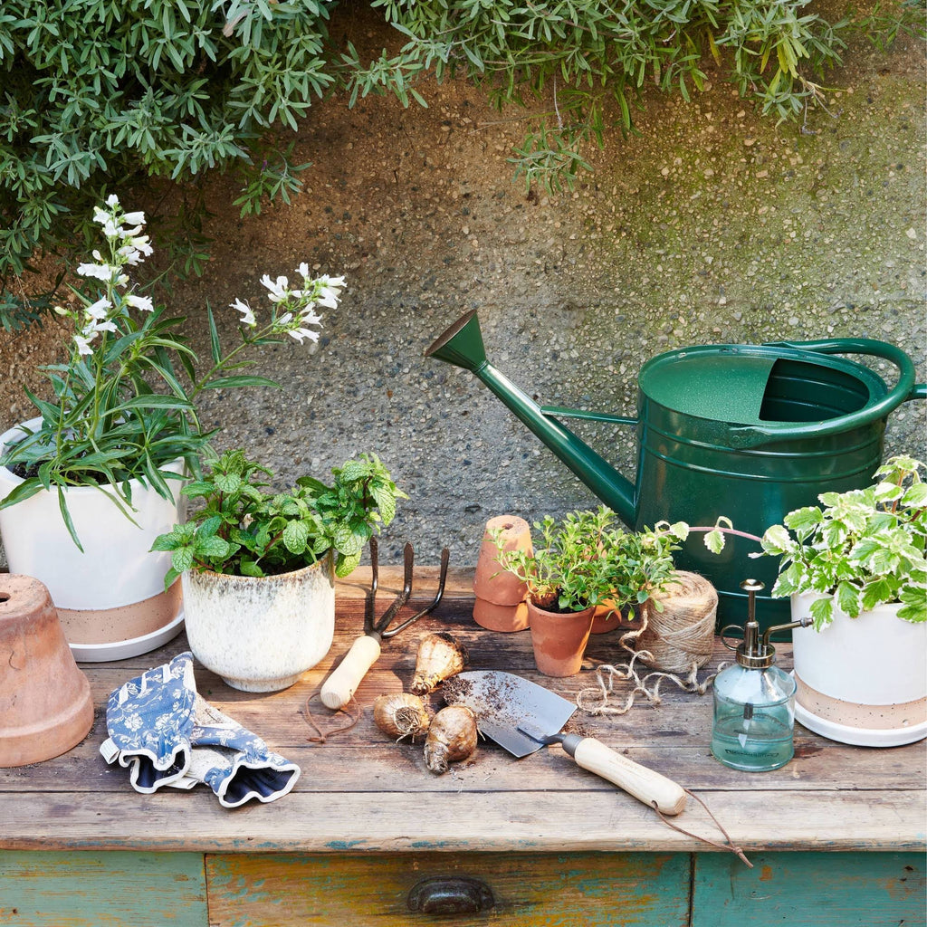 Large Steel Green Watering Can S832667