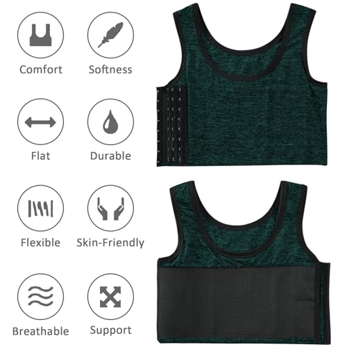 Adjustable Compression Chest Binder Tank Top U5484