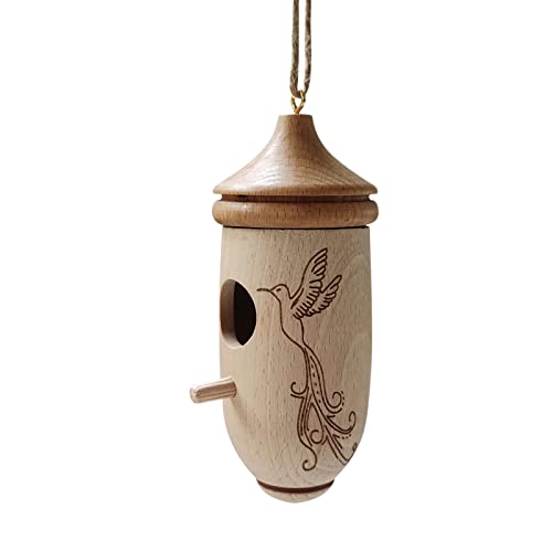 3pcs Hanging Wooden Hummingbird House J223