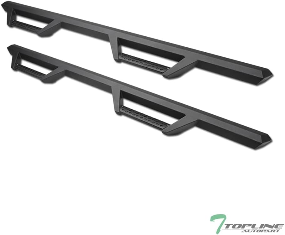 Matte Black Nerf Bars Running Boards for Chevy Colorado GMC Canyon Crew Cab V406619