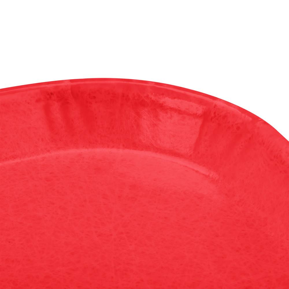 Red Glasteel Fiberglass Cafeteria Tray L292