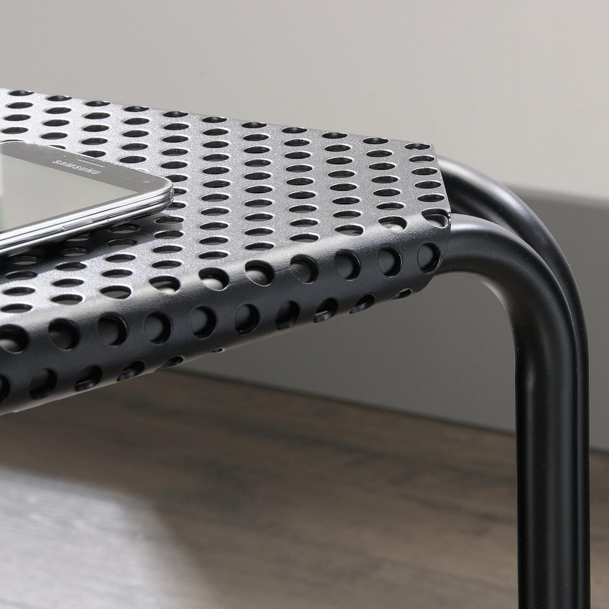 Triangular Side Table, Black finish Z6035