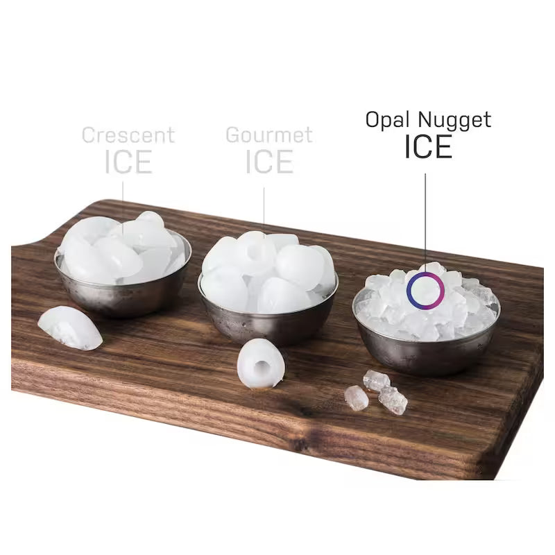 24 lb Portable Nugget Ice Maker in Stainless Steel N6437