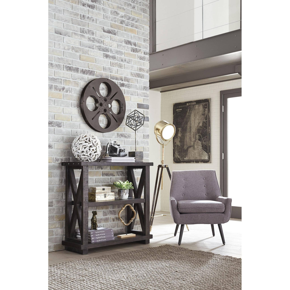Wood Bookcase T296