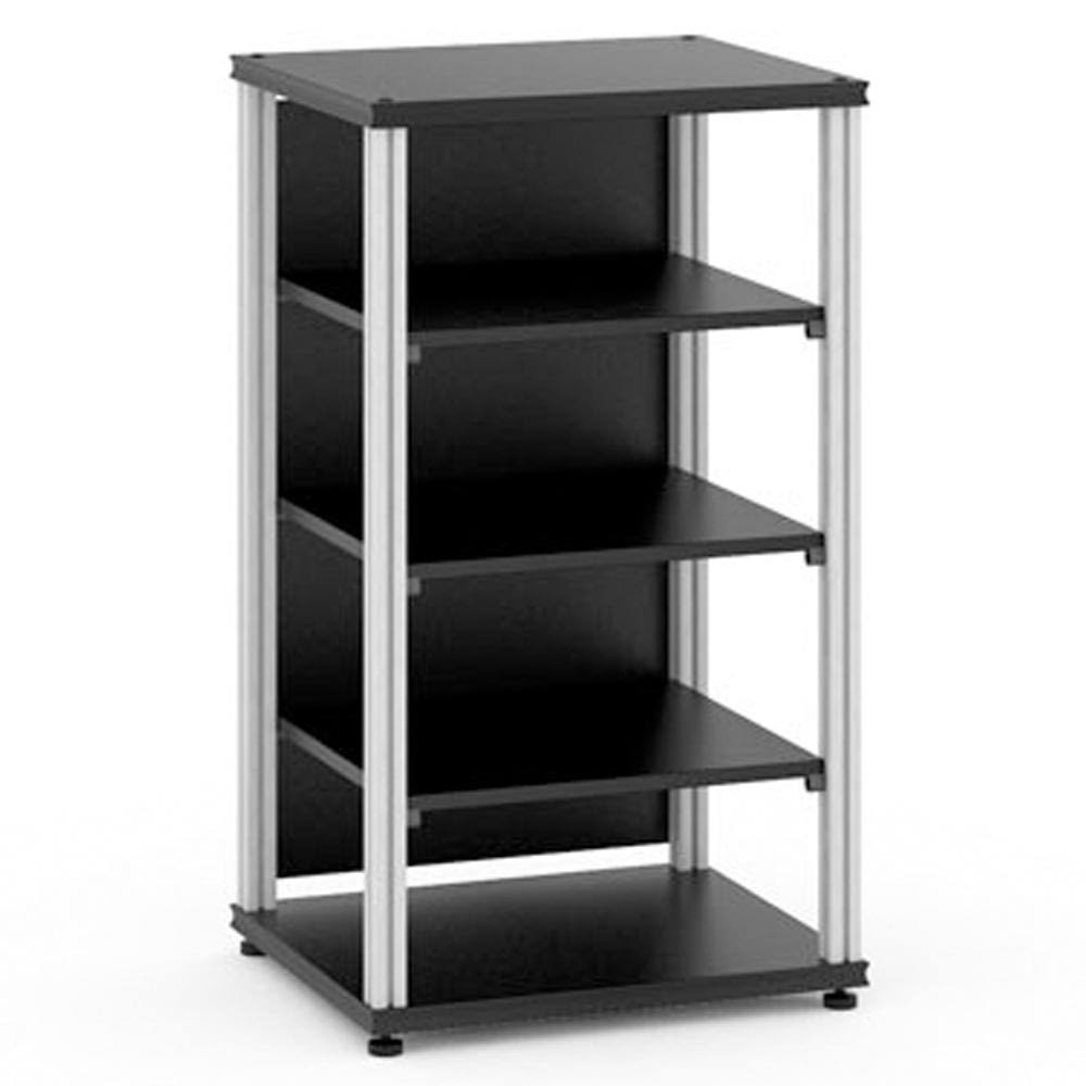 Black Aluminum Single Media Cabinet A943256