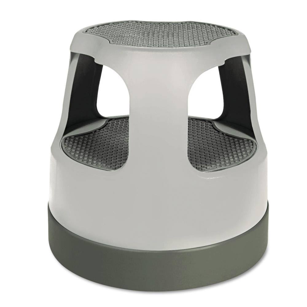 2-Step 300-lb Capacity Gray Plastic Step Stool R26865