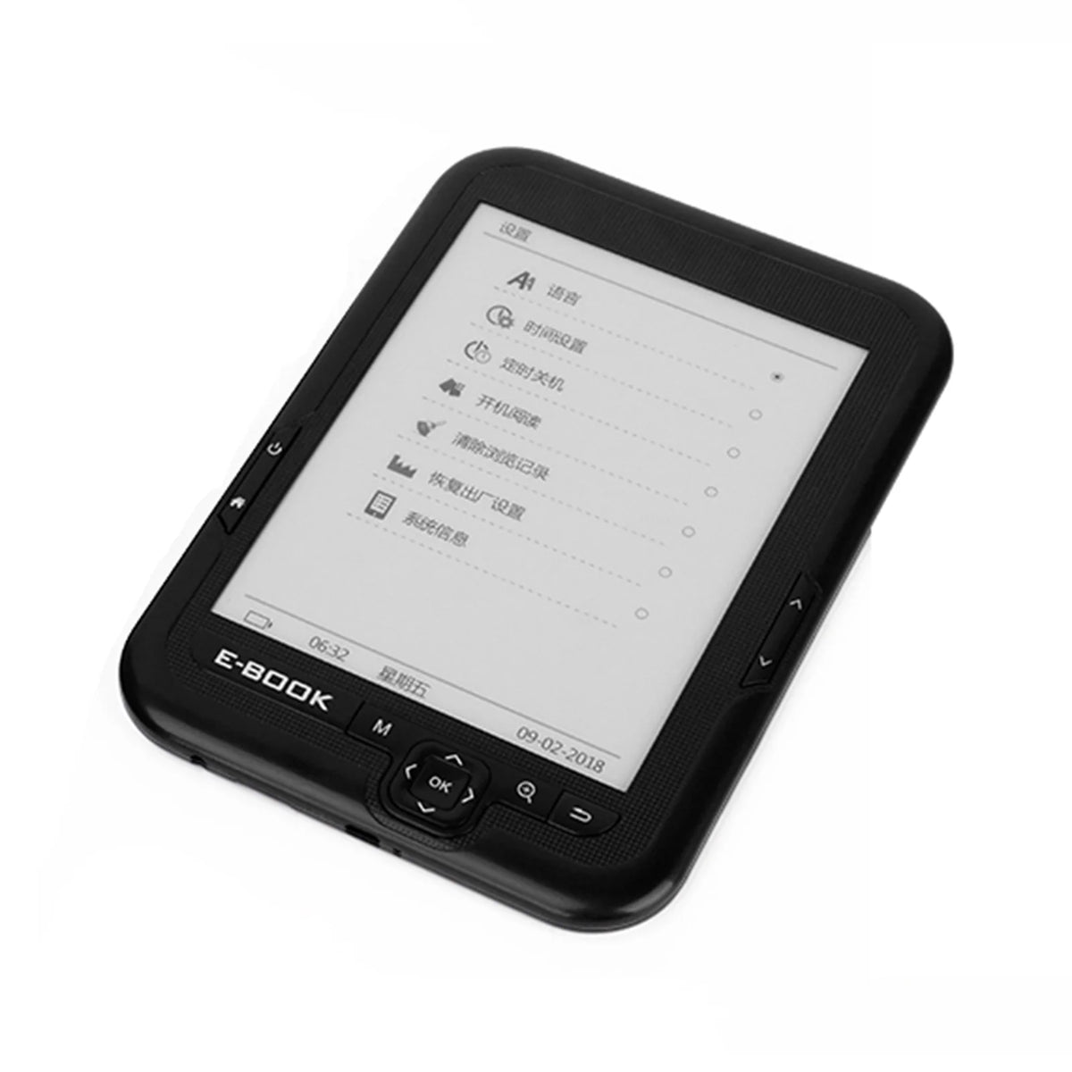 Ebook Reader High Clear Ink Screen Double RAM Adjustable Fonts 1024*768 Resolution M3747