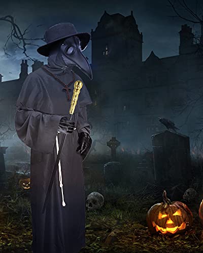 Plague Doctor Mask Costumes Set 6 in 1 B4052