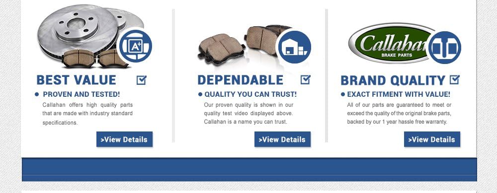 Front Premium Grade Semi-Loaded Caliper Assembly Pair Set U931