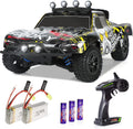1:18 Scale Remote Control Truck 4WD Electric Toy Off-Road RC Monster Car with 2 Rechargeable Batteries J7560