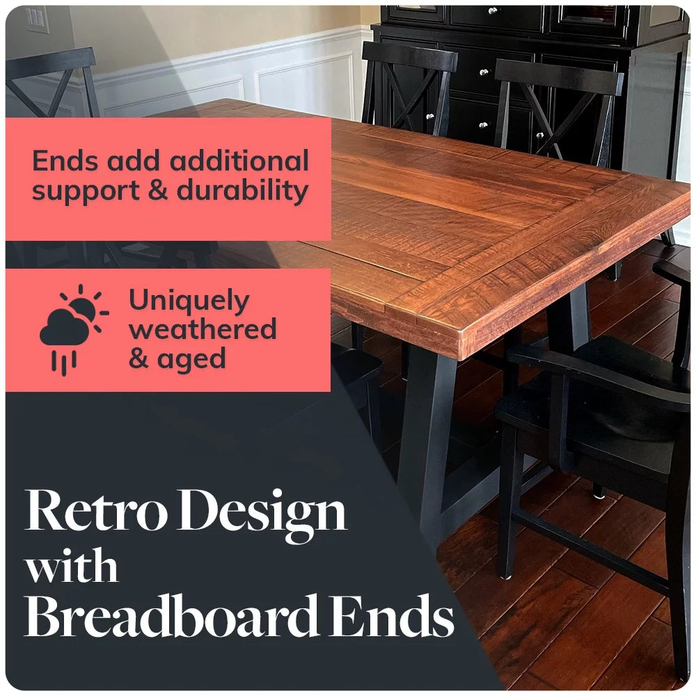 Reclaimed Wood Table Top 36" x 36" B8323