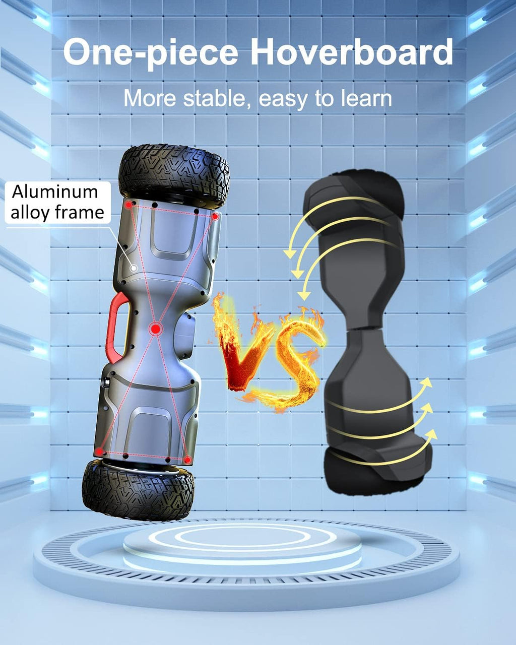 All Terrain Self Balancing Hoverboard with Bluetooth Speaker U893888