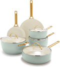Hard Anodized Ceramic Nonstick 10 Piece Cookware Set M2732
