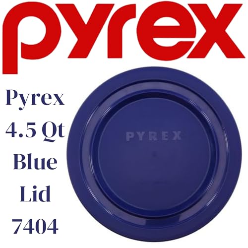 4.5 Quart Glass Mixing Bowl With Blue Lid Q23657
