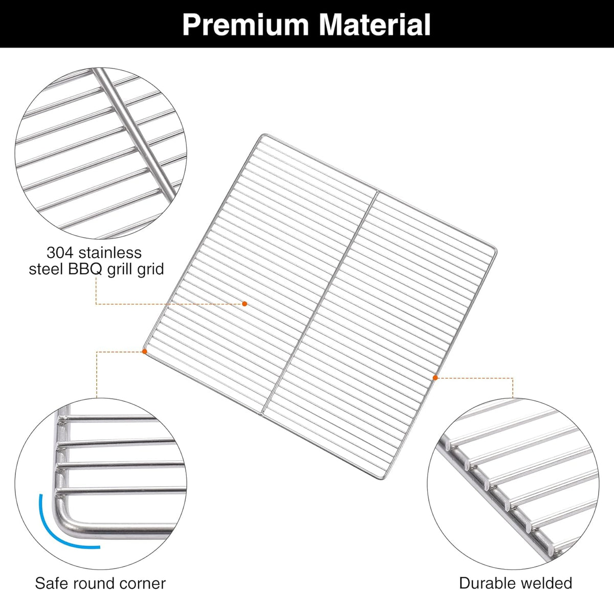 Portable Folding Stainless Steel Charcoal Grill and Fire Pit with Carry Bag I768905