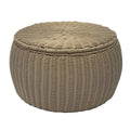 Wicker Rattan Storage Footstool P7551