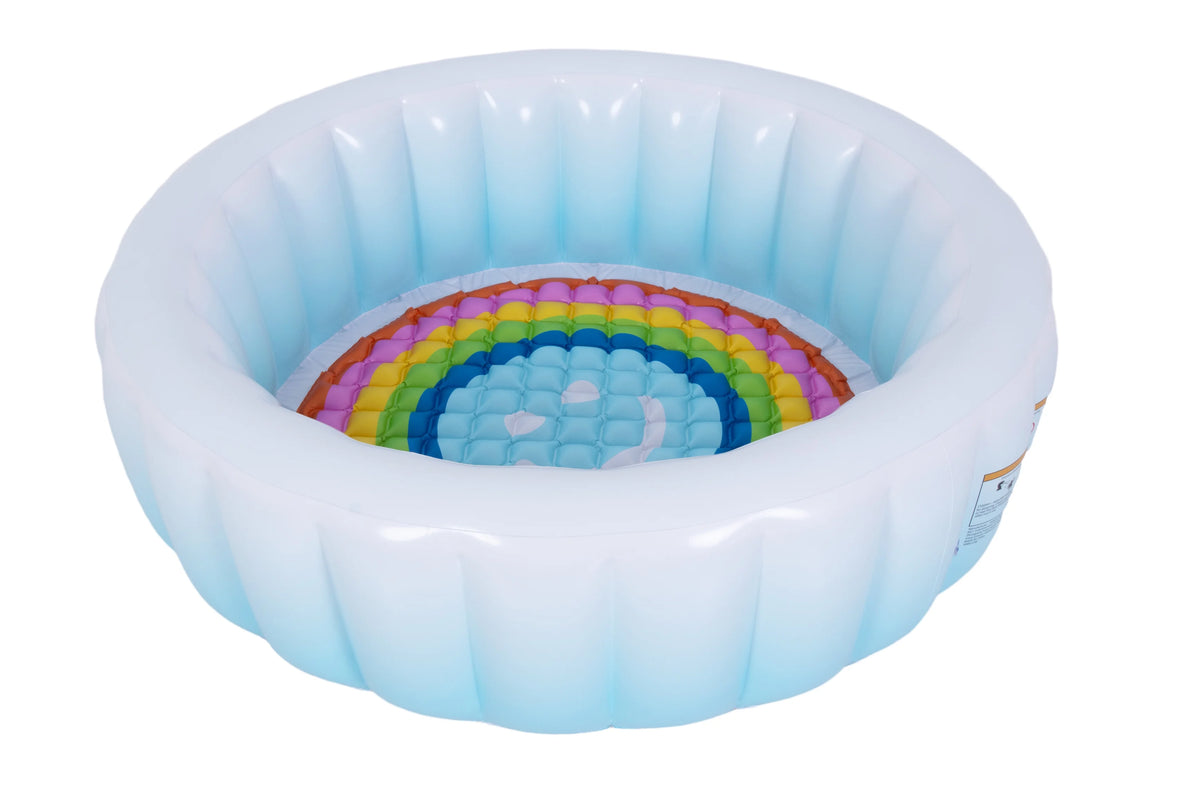 Blue Round Inflatable Swimming Pool U34888