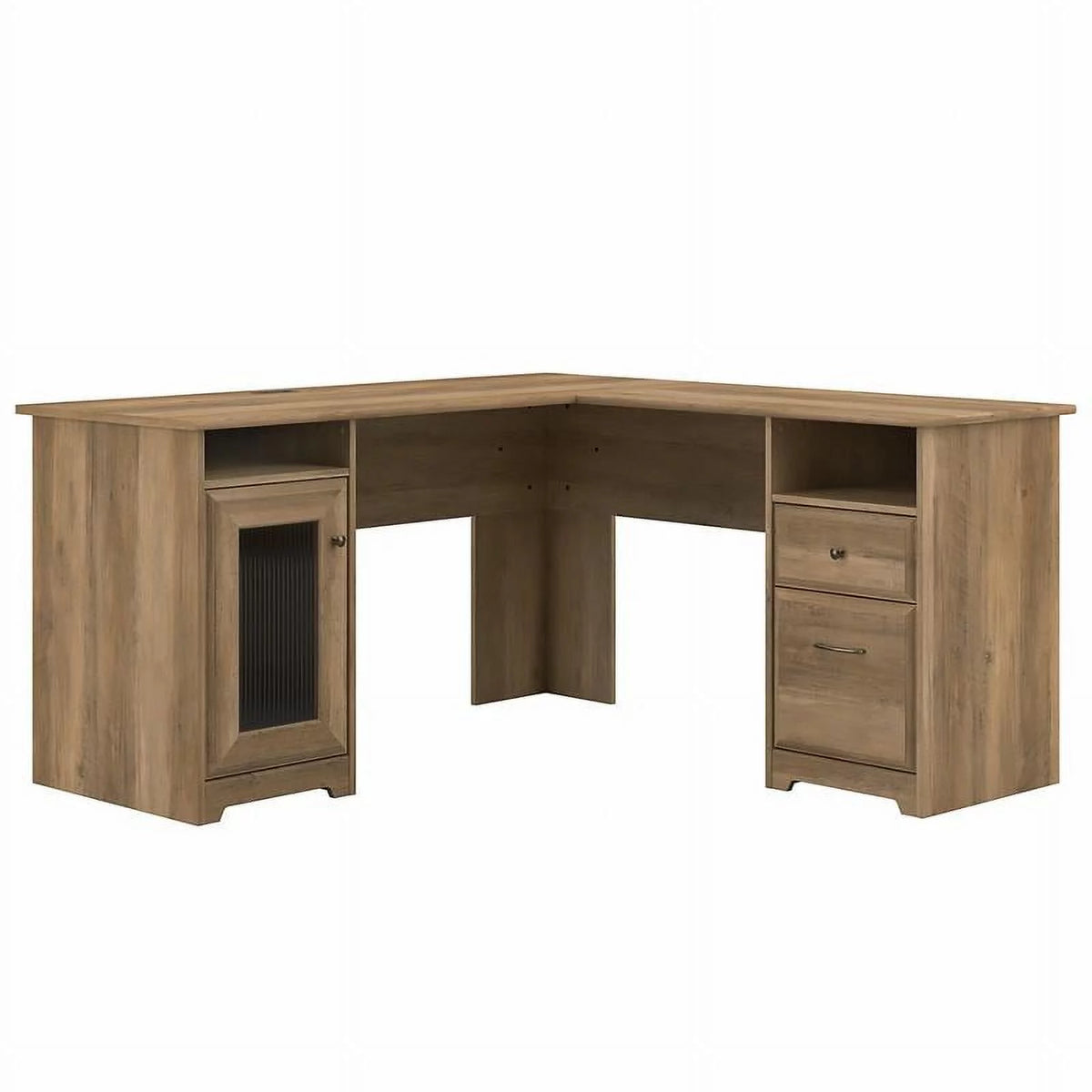 L Shaped Computer Desk in Reclaimed Pine P419