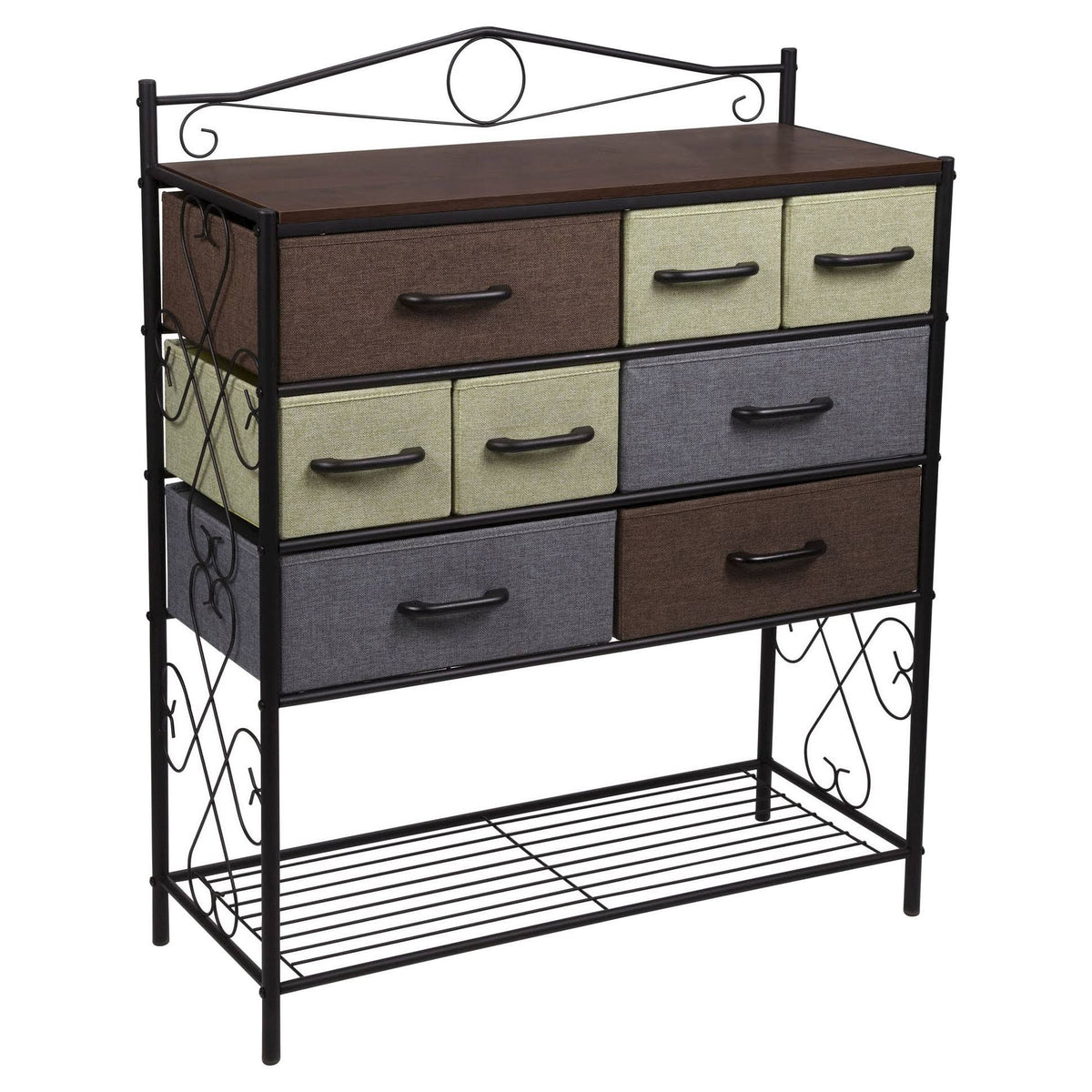 Black 8 Drawer Chest N452436