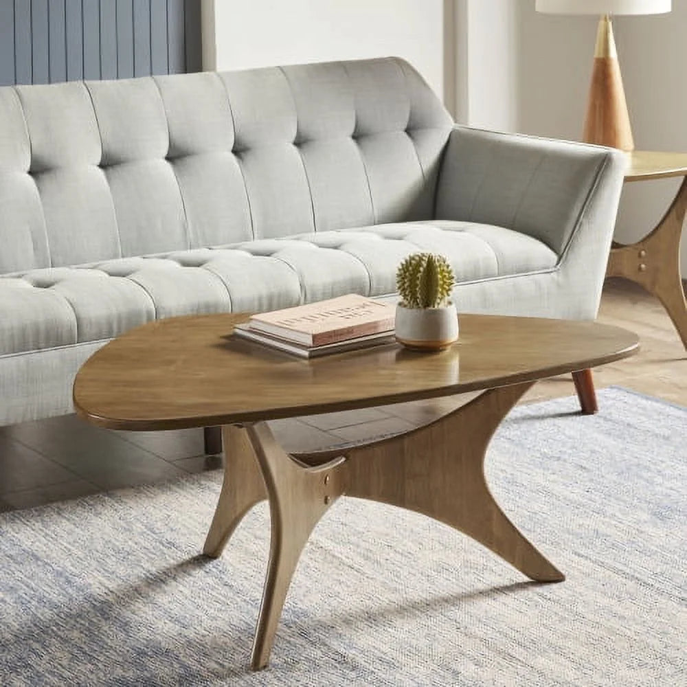 Light Brown Wood Coffee Table A432