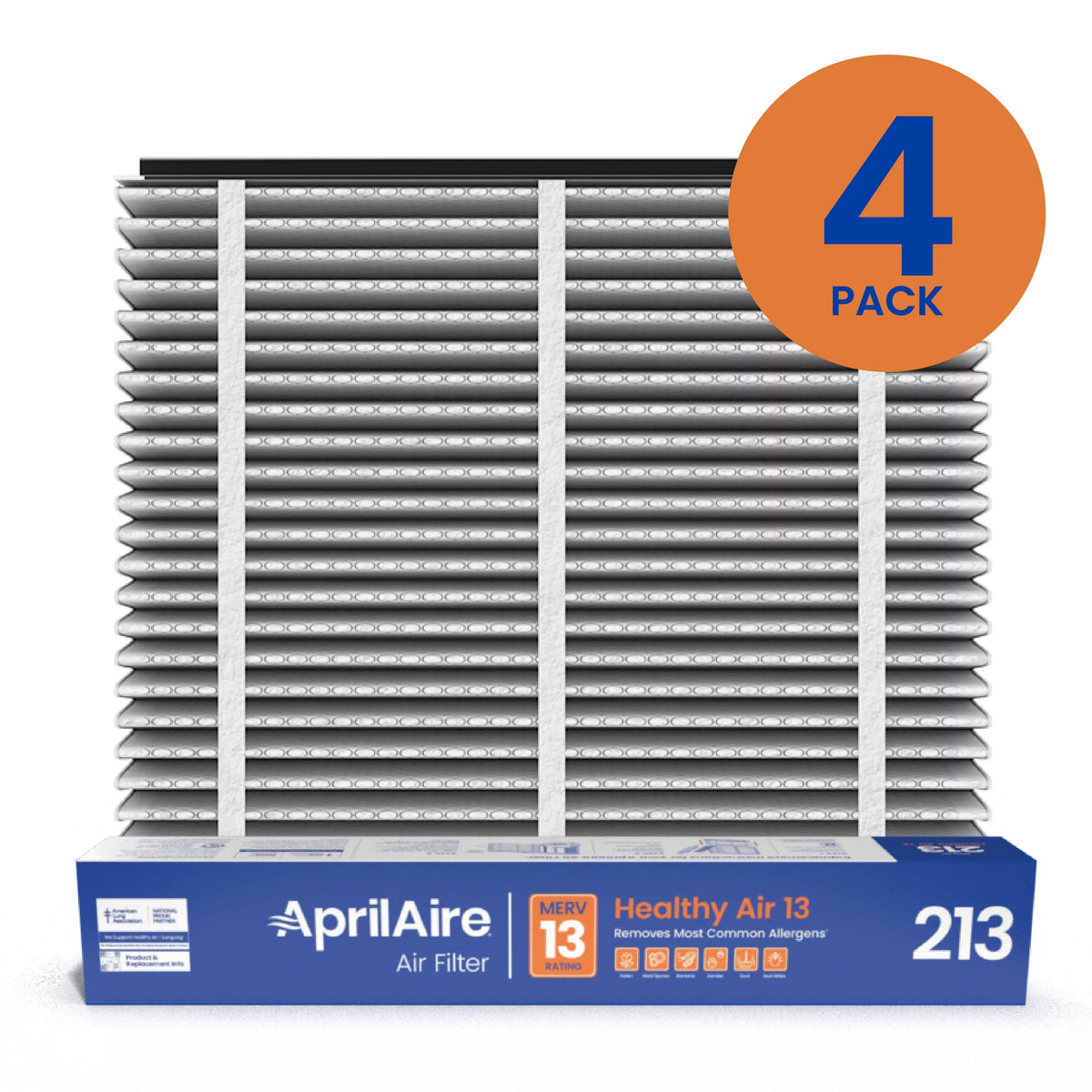 Air Filter MERV 13 Pack of 4 C423