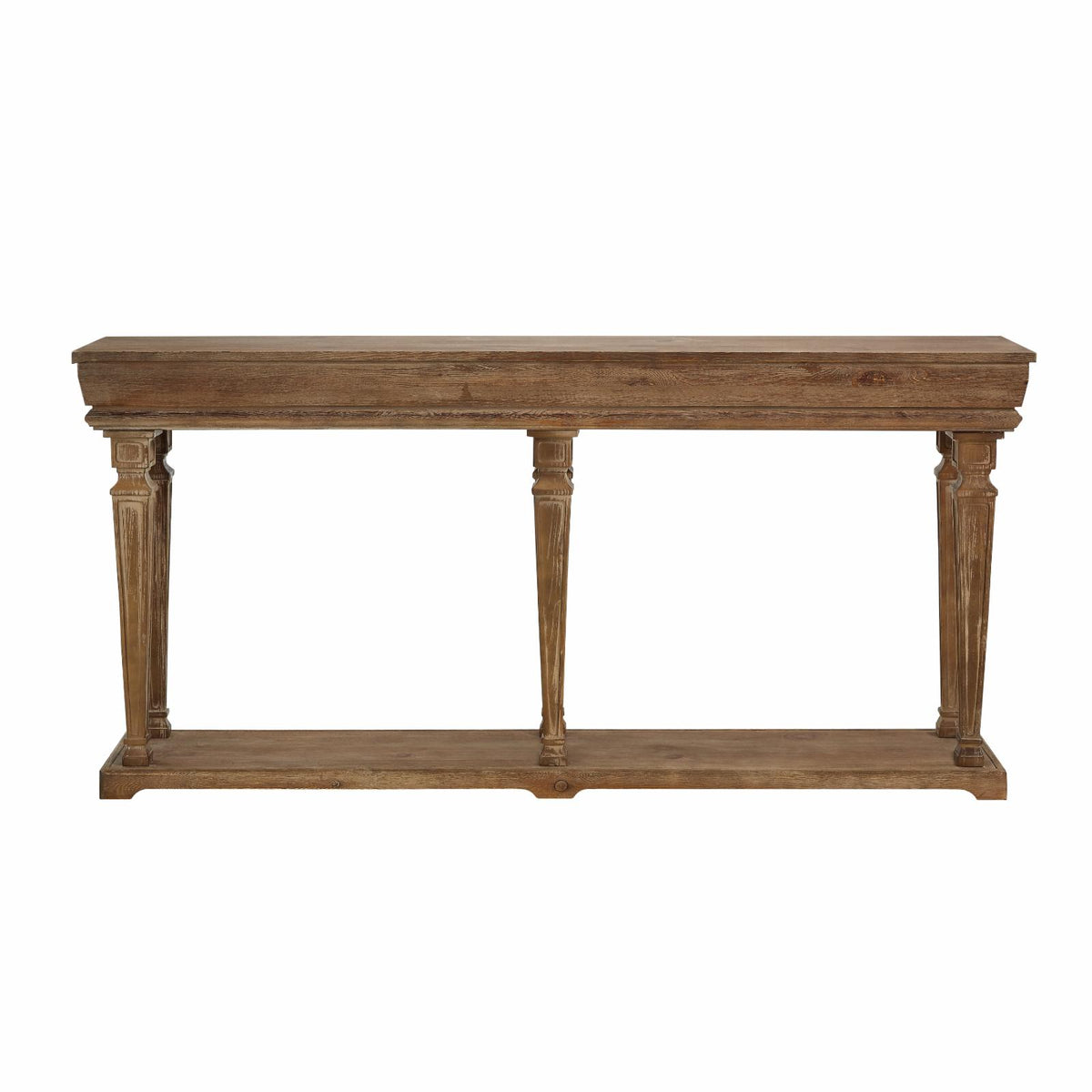 Weathered Driftwood Console Table Z11500