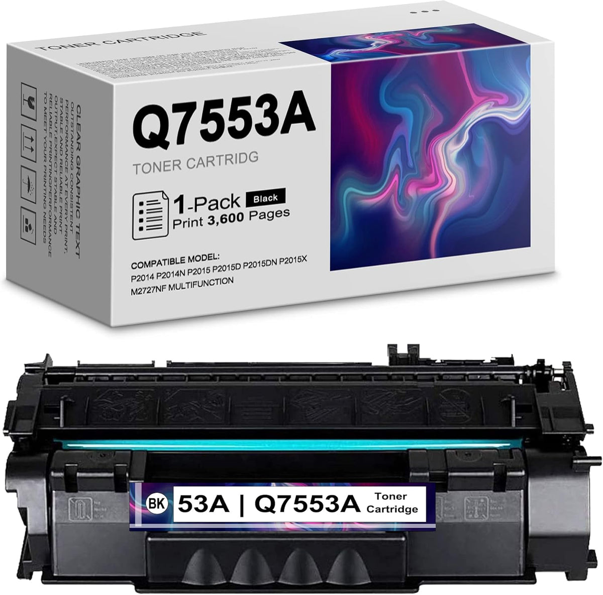 Black Compatible Toner Cartridge A7753