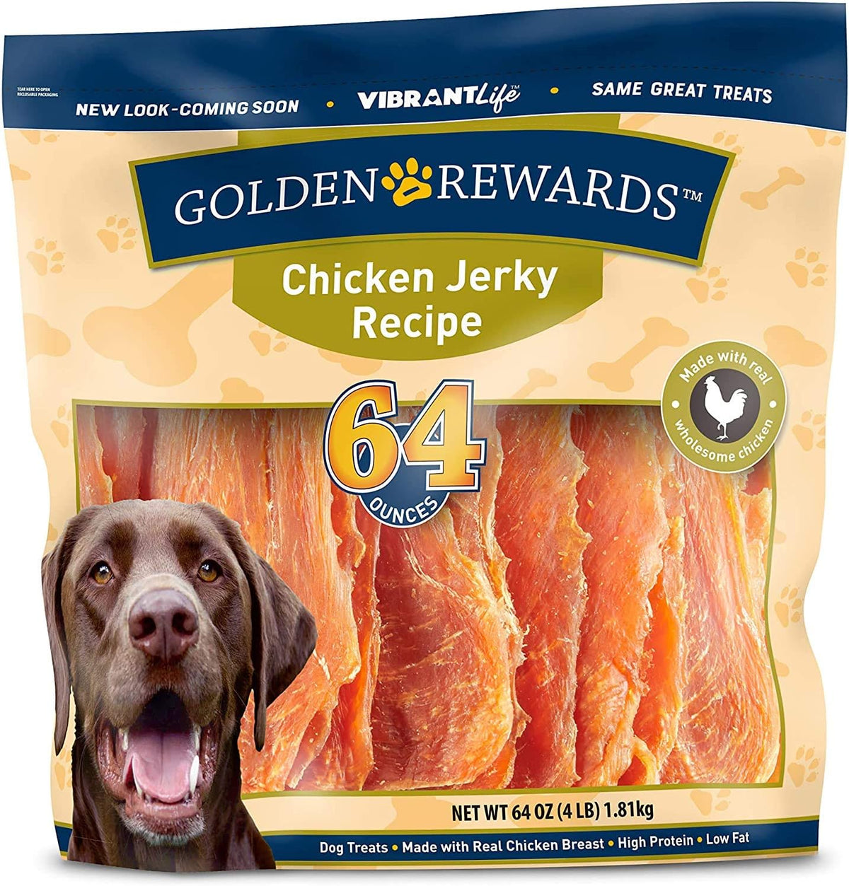 64 oz Chicken Jerky Dog Treats N121