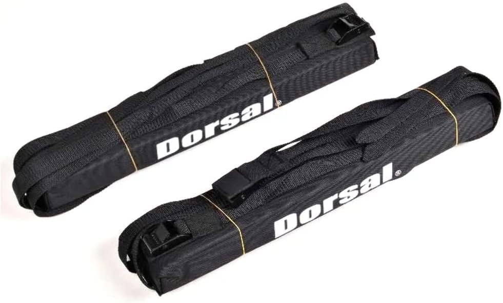 Soft Roof Surfboard Racks with Corrosion Resistant Buckles, Pack of 2 K341