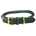 Rolled Leather Dog Collar T9252