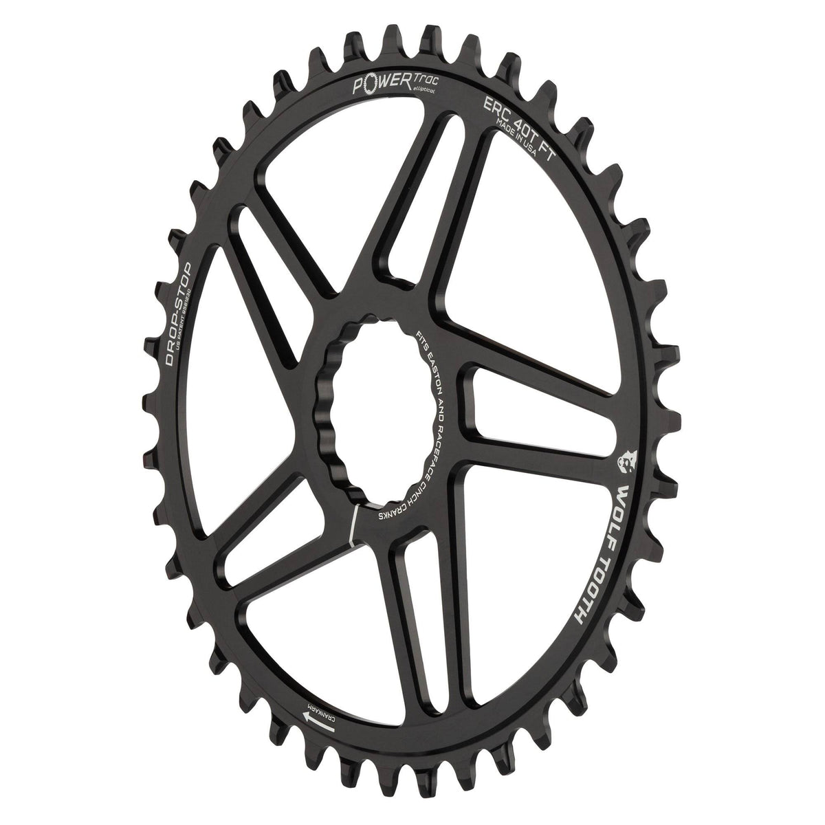 40T Elliptical Direct Mount Chainring P829
