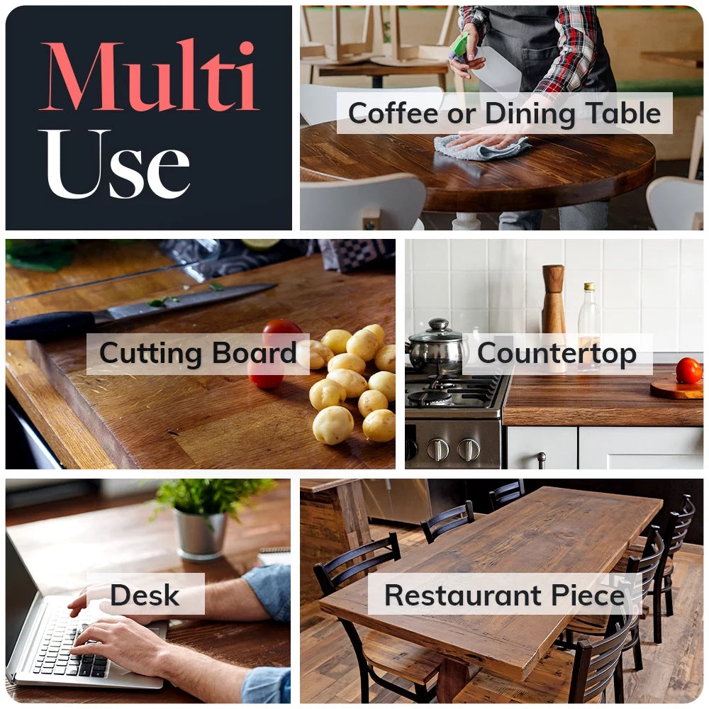 Reclaimed Wood Table Top 36" x 36" B8323