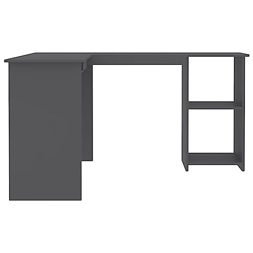 L-Shaped Corner Desk Sonoma Oak 47.2"x55.1"x29.5" Engineered Wood U724