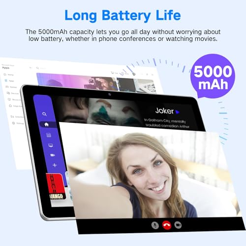10.1 inch 4G LTE Tablet with SIM Card Slot, 64GB Storage K5358