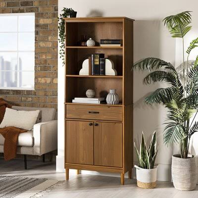 Caramel Standard Bookcase W642
