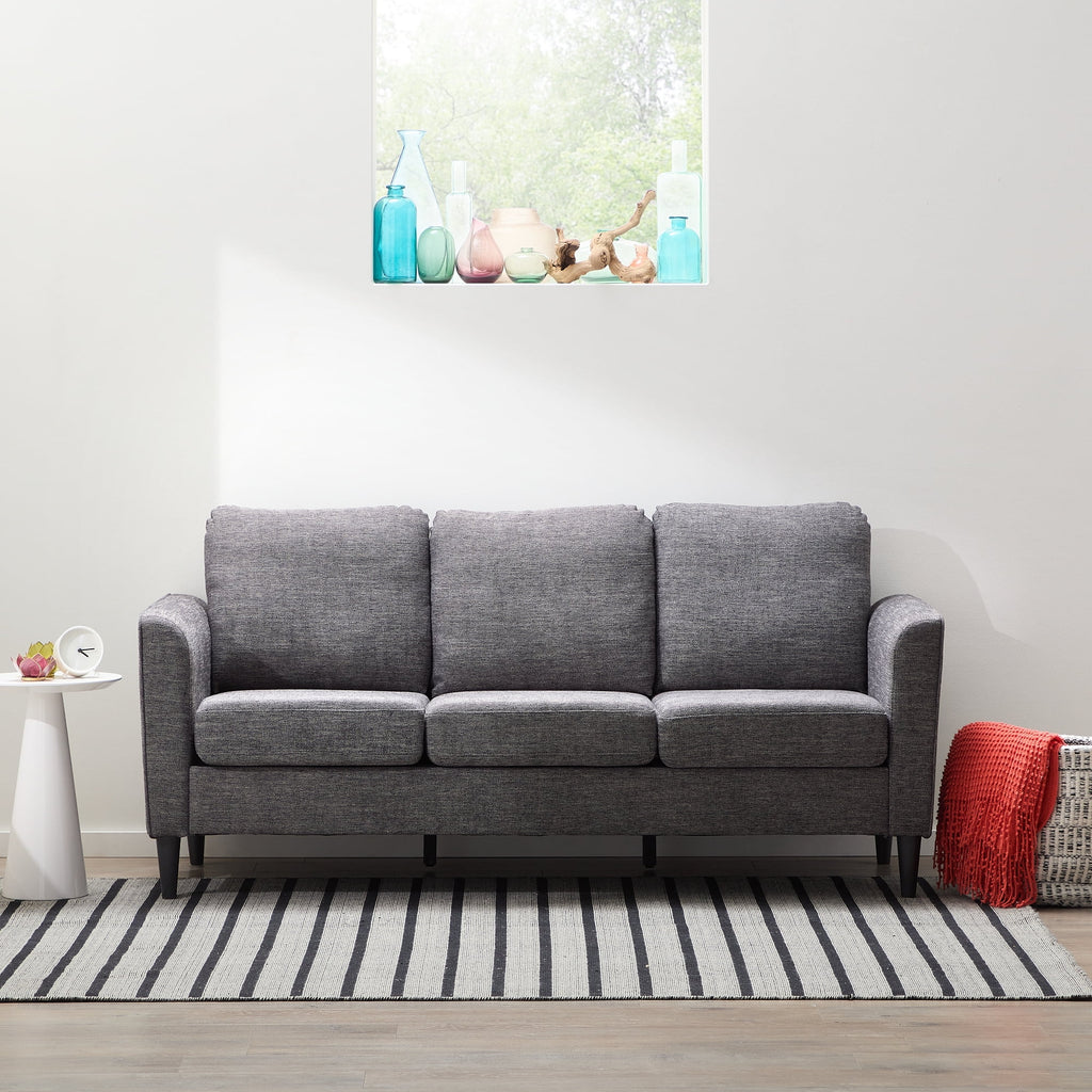 Charcoal Fabric Upholstered Sofa O5592